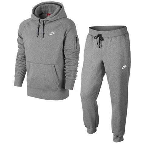 nike herren trainingsanzug fleece gründer kapuzenpulli und jogger hose anzug|fleece jogginghose.